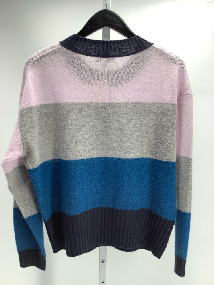 White + Warren Size M Gray multi Sweater