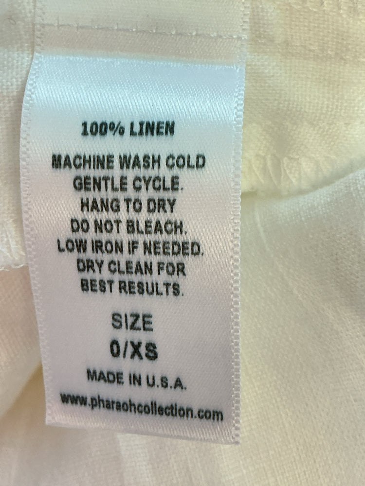 Pharaoh Collection Size XS White Shirt