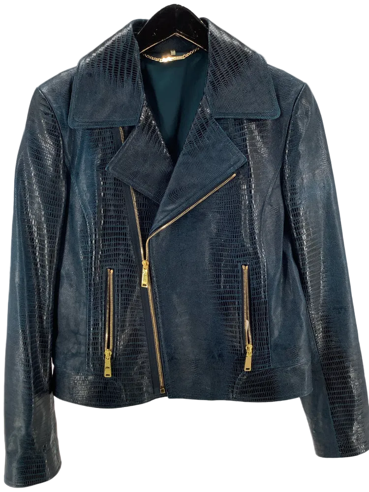 Elie Tahari Size M Blue Jacket