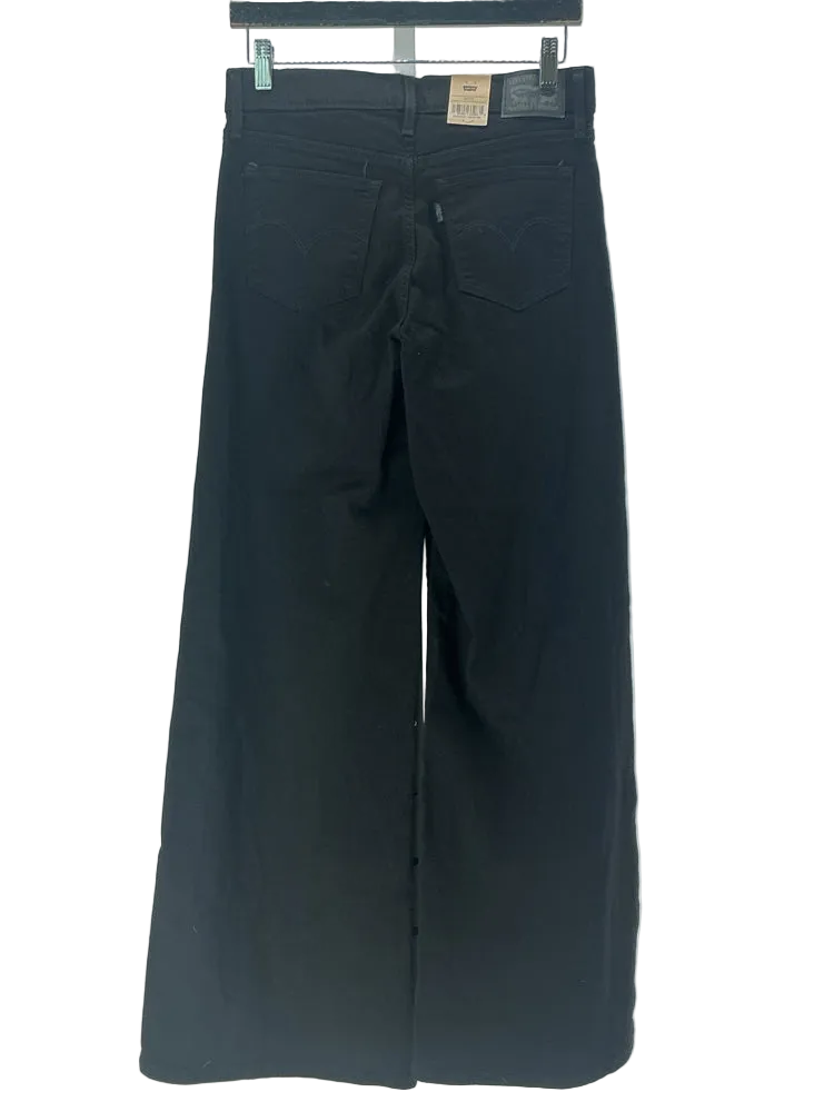 Levi Size 28 Black Jeans