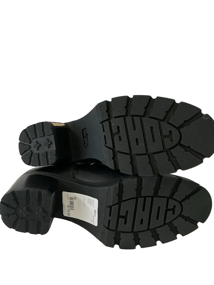 Coach Shoe Size 10 Black Booties