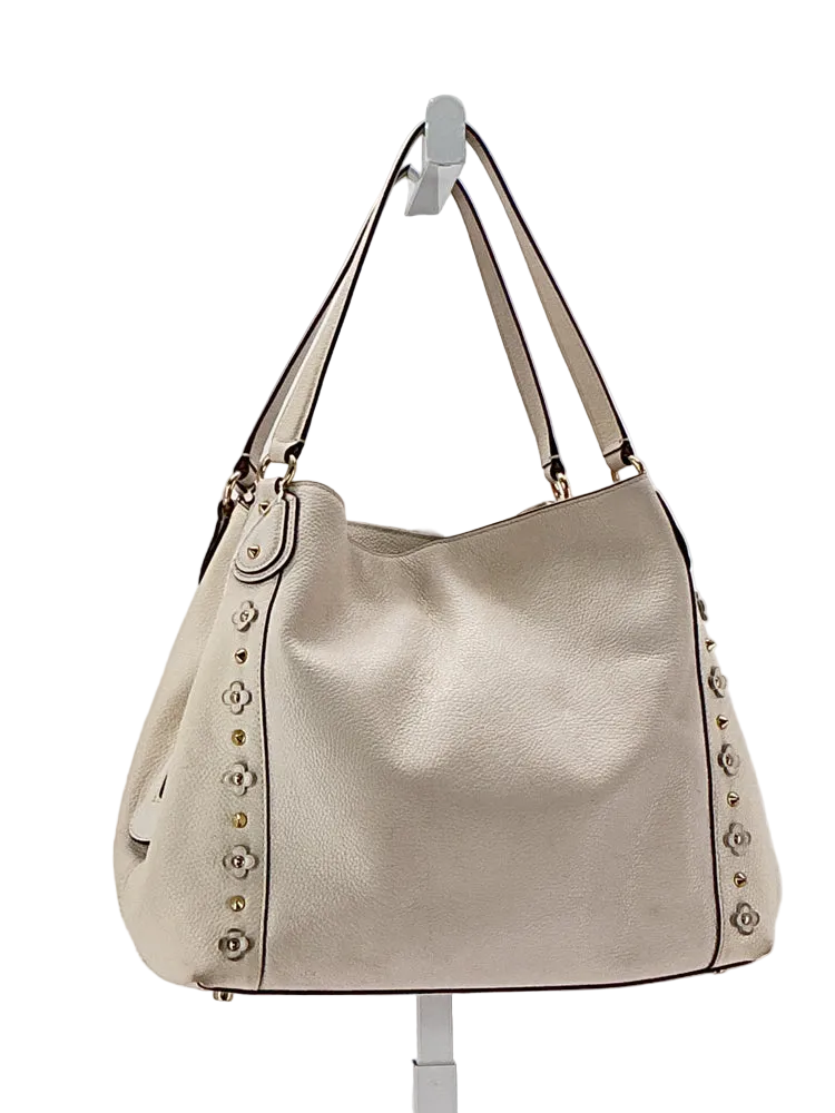 Coach White Edie Handbags