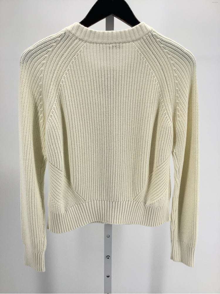 Faherty Size S Cream Fisherman Cardigan