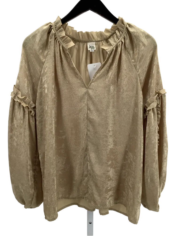 Ivy Jane Size M Gold Shirt