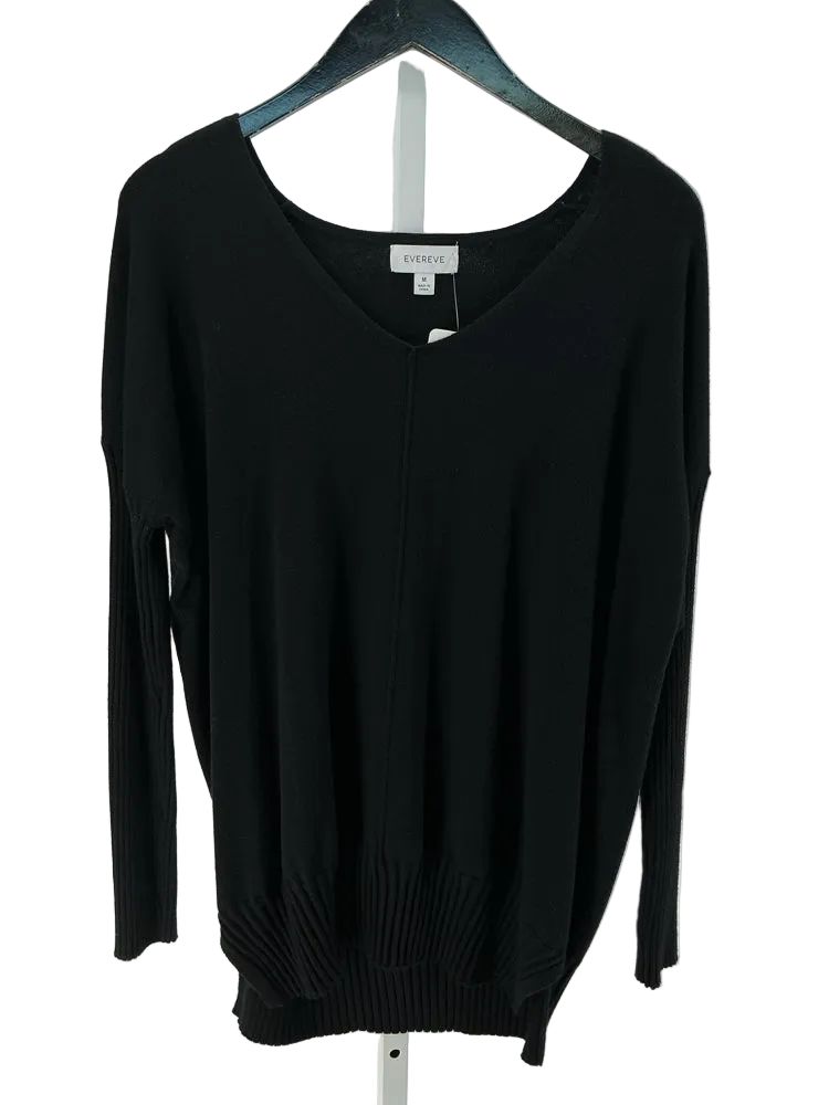 Evereve Size M Black Sweater