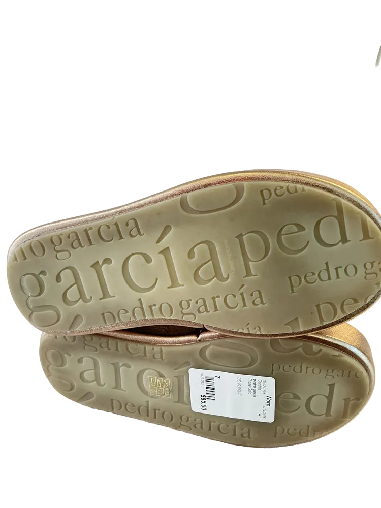 pedro garcia Shoe Size 7 Rose Gold Sandals