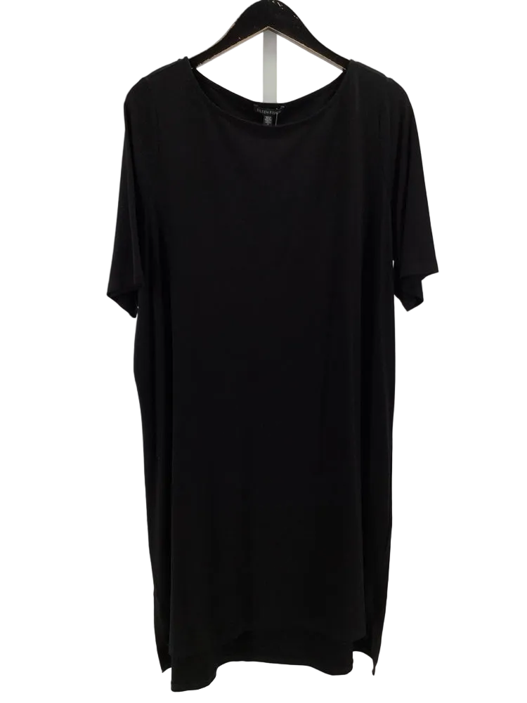 Eileen Fisher Size XL Black Dress