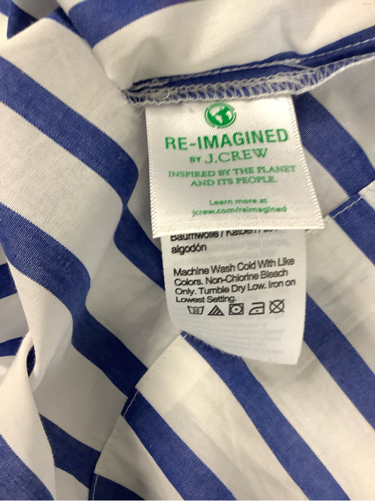 Jcrew Size 6 Blue & White Dress