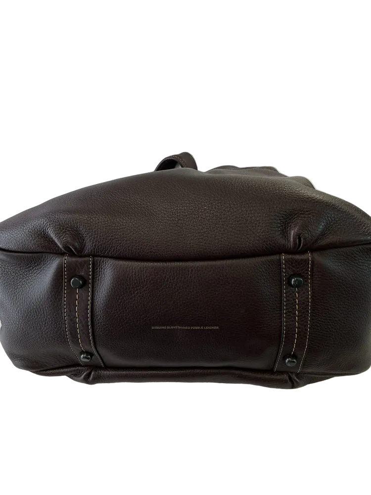 Coach Brown & Black Bandit Hobo Handbags