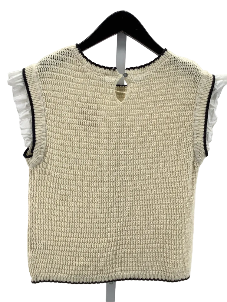 Melissa Nepton Size S Cream Sweater