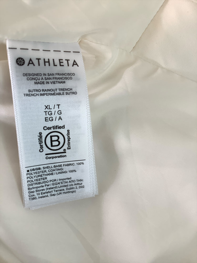 Athleta Size XLT White Jacket