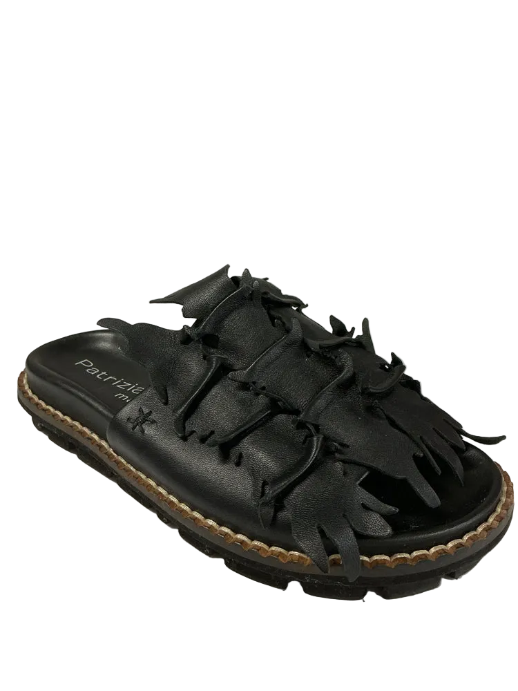 Patrizia Bonfanti Shoe Size 7 Black Sandals