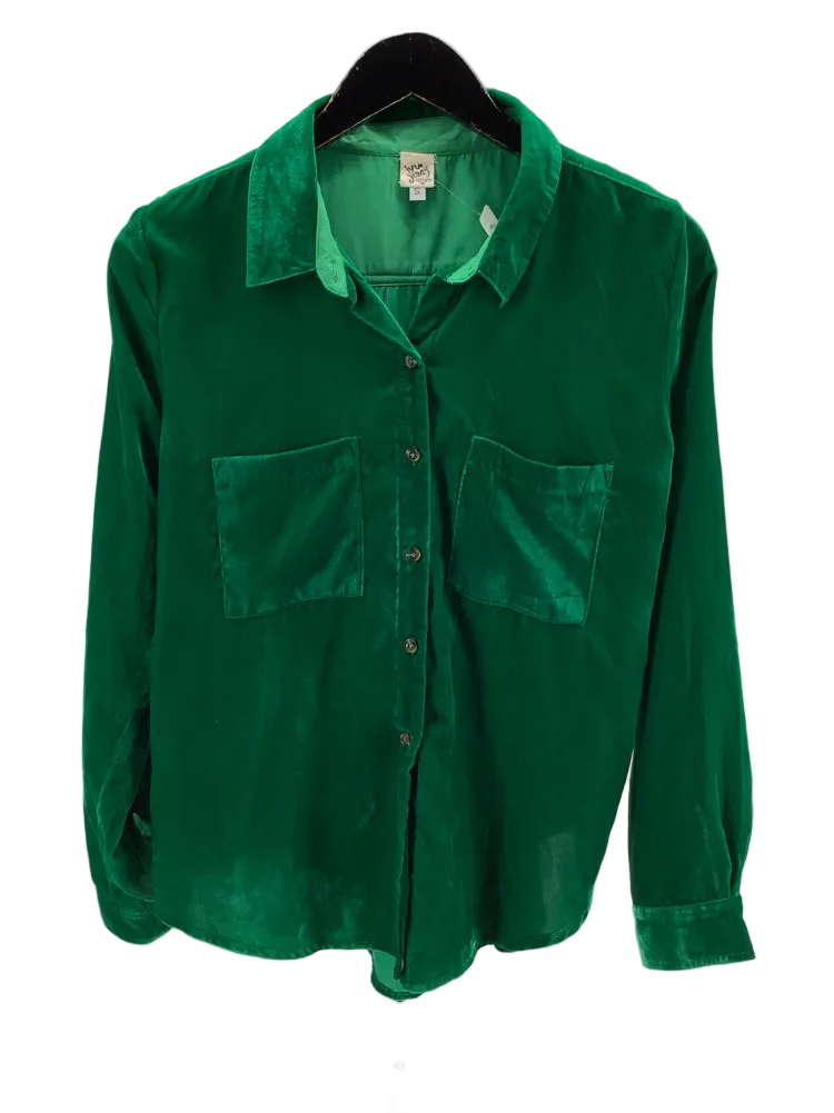 Ivy Jane Size S Green Shirt
