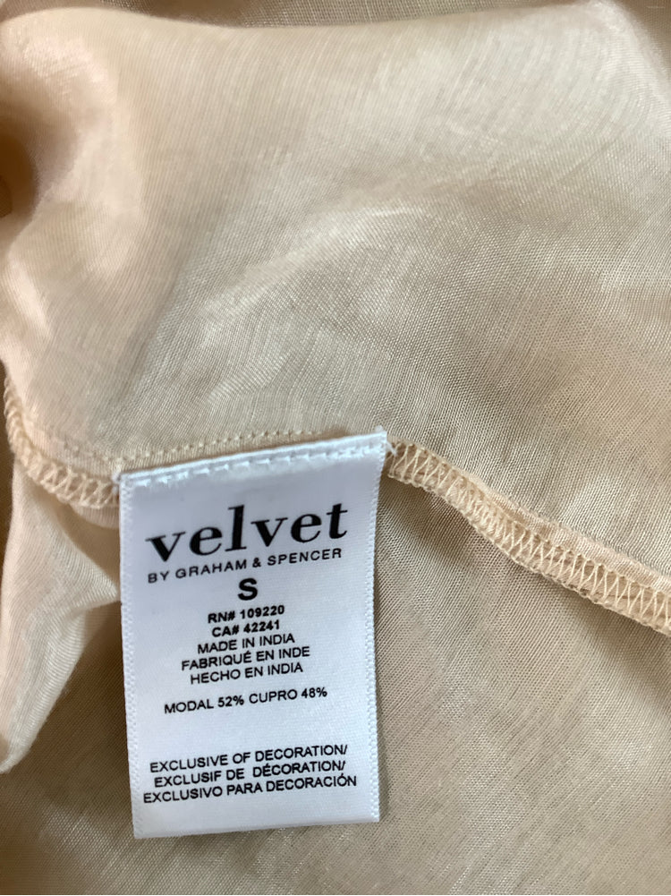 Size S Velvet Shirt